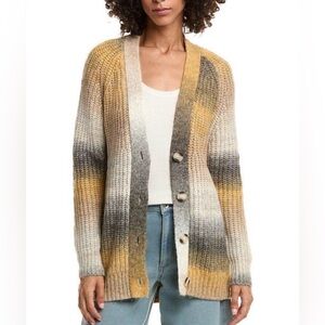 For The Republic Ombré Marled Cardigan sweater XS